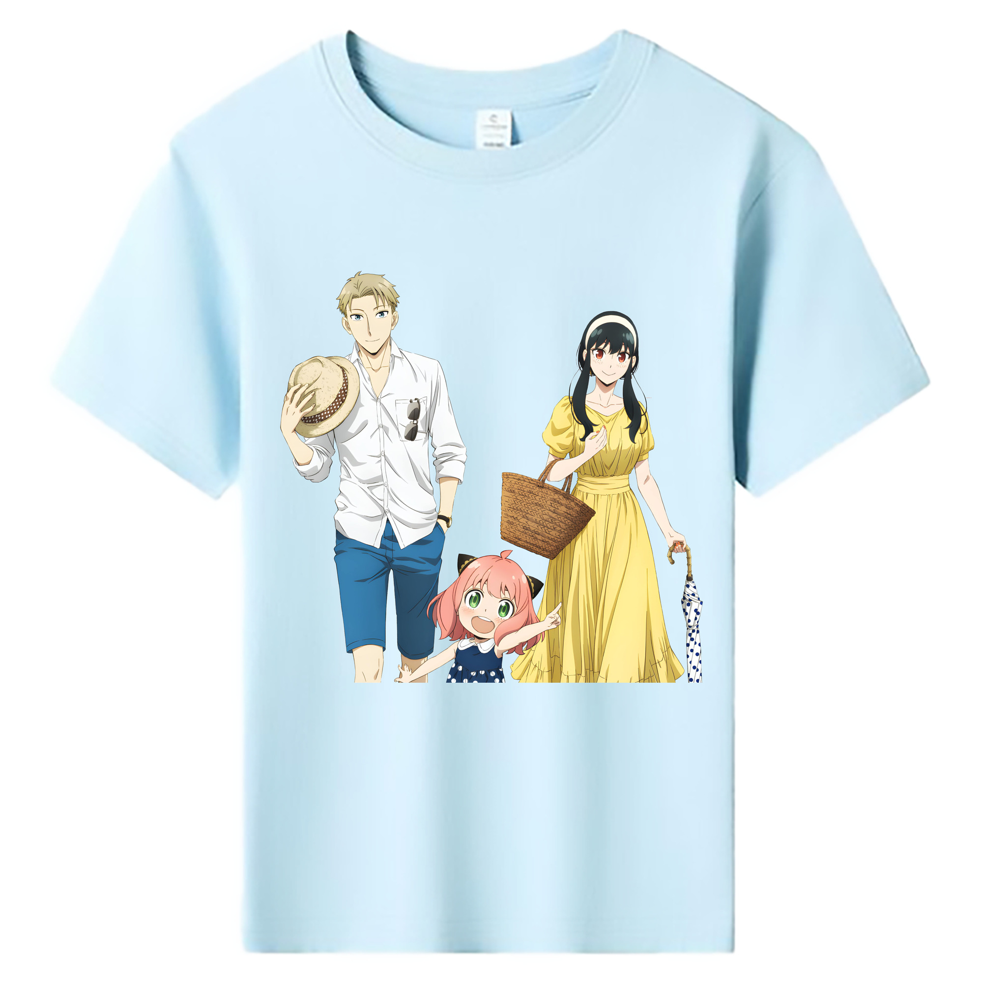 （画像用） SPY×FAMILY间谍家家酒 綿100％キッズTシャツ（フロントプリント）